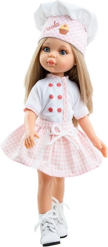 Paola Reina Pop Amigas Profesiones Carla bakker (32cm) van Paola Reina
