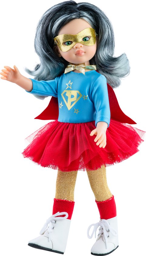 Paola Reina Pop Amigas Profesiones Super Paola (32Cm) van Paola Reina