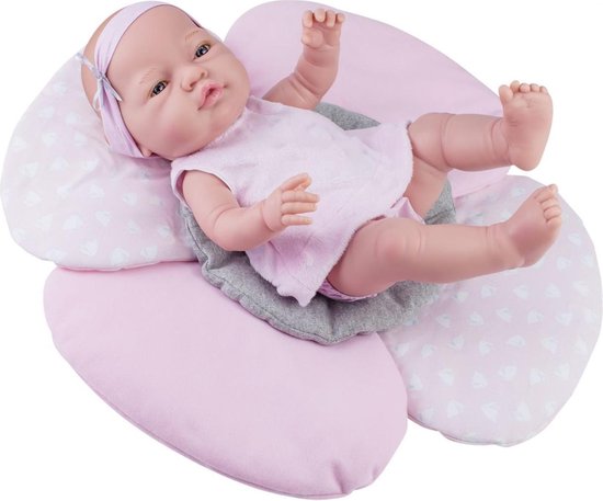 Paola Reina Pop Bebitos blank meisje + mat (45cm) van Merkloos