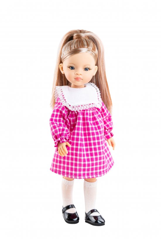 Paola Reina pop Cassandra blond/lowlights - Amigas collectie 32cm. van Paola Reina