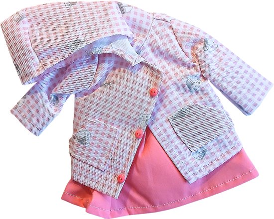 Paola Reina Poppenkleding Kledingset Rosa Roze 32 cm van Merkloos
