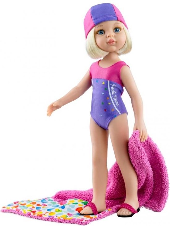 Paola Reina Stapop Claudia Zwemster 32 cm van Paola Reina