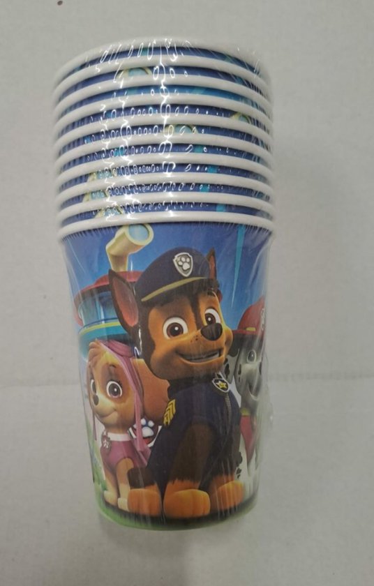 Paw Patrol Kartonnen Bekers 10 stuks Uitkijktoren van PAW Patrol