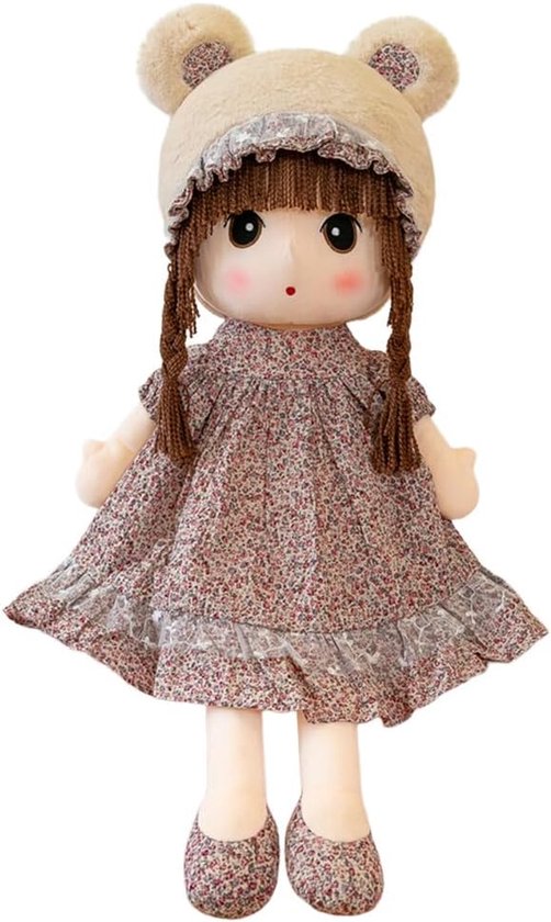 Pluchen Prinsespop 50 cm - Ragdoll Fee in Meerdere Kleuren - Zachte Knuffel voor Kinderen van Merkloos