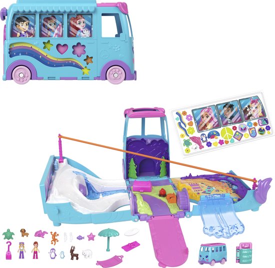 Polly Pocket Op avontuur met je dierenvriendje - Speelset van Mattel