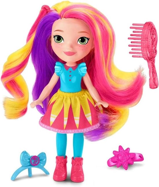 Pop-in Stijl Poppen - Speelgoed poppen - Haarstyling spel - Verstelbare poppen - 15 cm - Multicolor