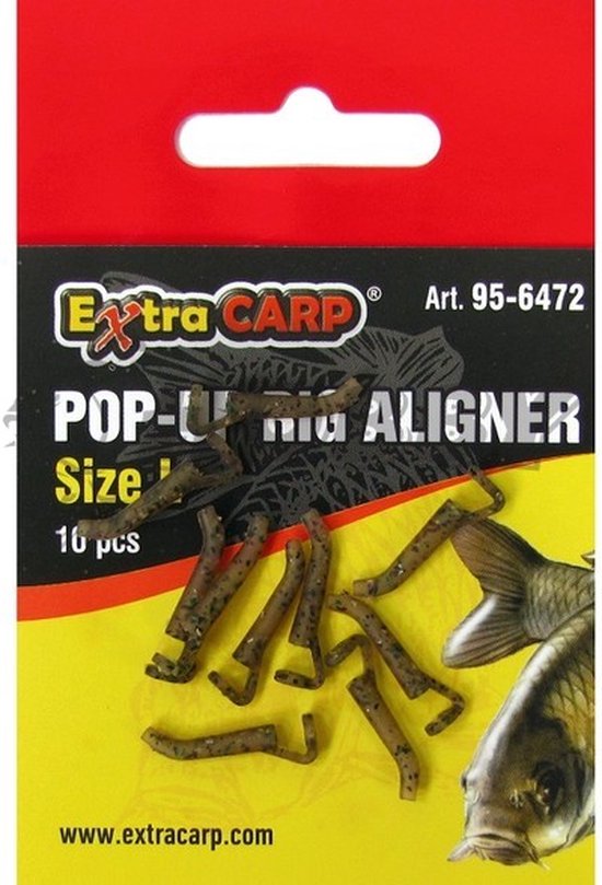 Pop Up Rig Aligner 'Large' - 10 stuks - Camo - Karper Onderlijn - Rigmateriaal Karpervissen - Pop-Up Rigs van POP