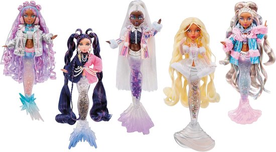 Poppen Collectie - Speelgoed Poppen - Kinderspel - Winter Thema - 35cm Hoog - Zwart