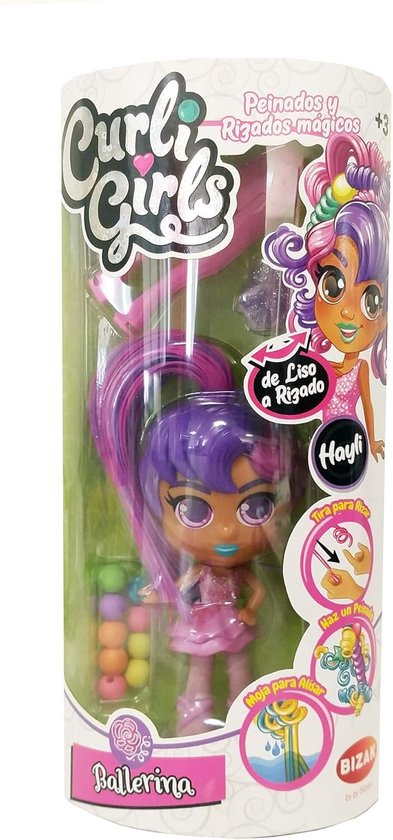 Poppen Speelgoed Ballerina met Krullend Haar Pop van Merkloos