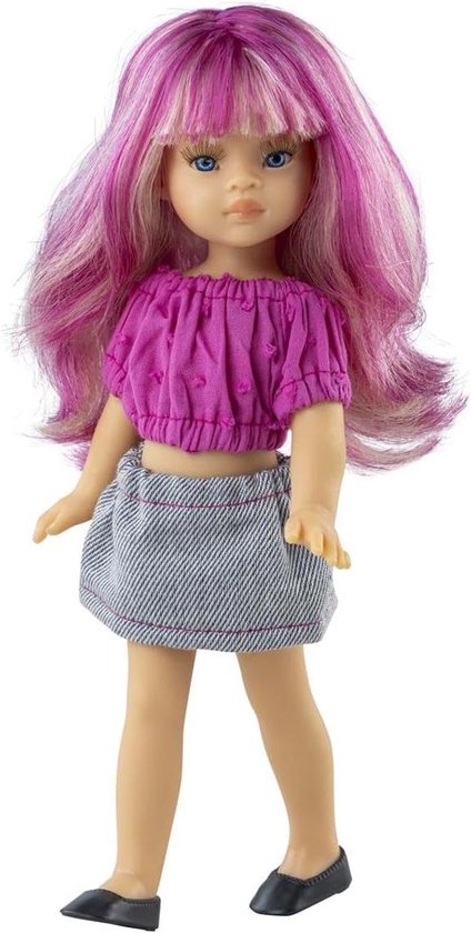 Poppenfiguur - Speelgoedpop - Kinderspel - Moderne stijl - 21 cm - Multikleur
