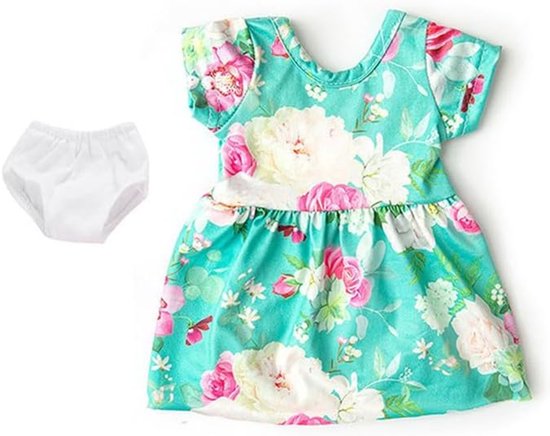 Poppenjurk Set - Poppenkleding Accessoires - Poppen Aankleden - Duurzaam Zacht Materiaal - 45 cm Poppen