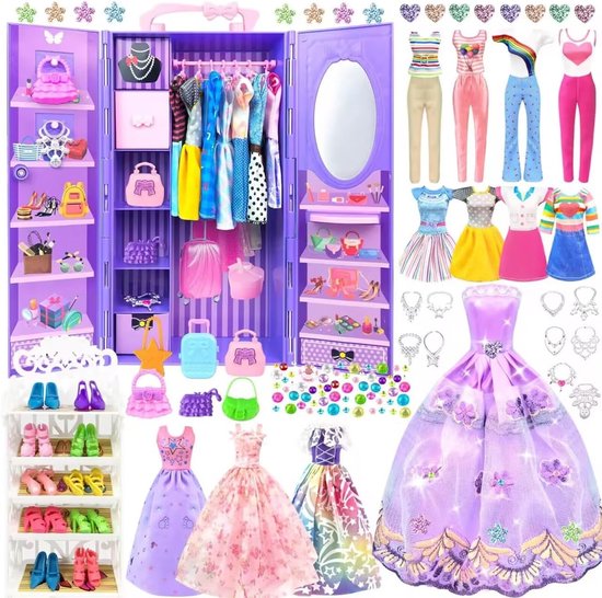 Poppenkleding met Accessoires voor 11.5 Inch Meisjespop van Merkloos