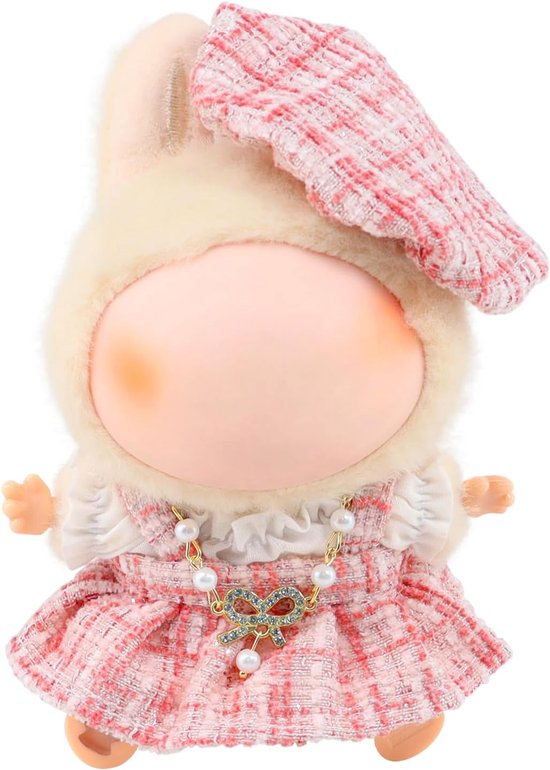 Poppenkleding Set (3 Stuks) voor La Bubu Poppen (17 cm) - Kostuums en Accessoires van Merkloos