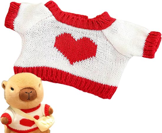 Poppenkleding Set - Knuffel Accessoires - Fantasie Spelen - Past op 20-25cm poppen - 10 x 10 x 1 cm
