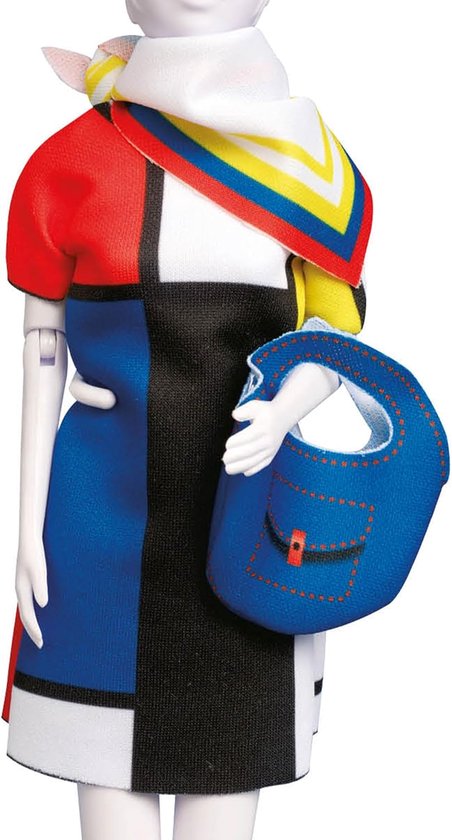 Poppenkleding Set - Outfit Maken - Creatief Spel - Mode Ontwerp - 31 x 24 x 1 cm - Multicolore