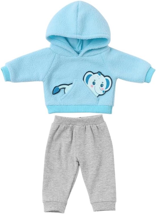 Poppenkleding Set - Poppenkleding - Poppen aankleden - Set van 2 - 43-46 cm - Lichtblauw