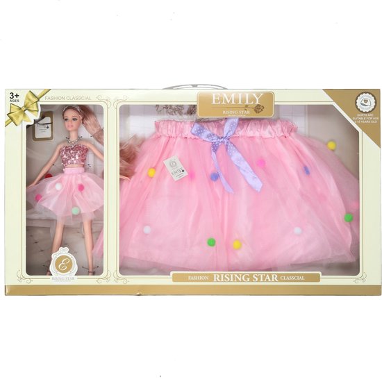 Poppenset met Verkleedrokje van Haba