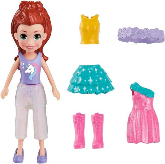Poppetje met Kleding en Accessoires voor Meisjes vanaf 4 Jaar