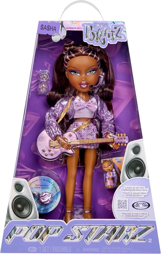 Popster Modepop met Verzamelbedel Outfit en Muziekaccessoires