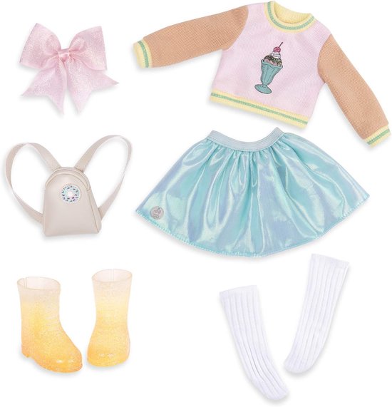 Prachtige Glitter Tutu Outfit voor Meisjes met Accessoires van Merkloos