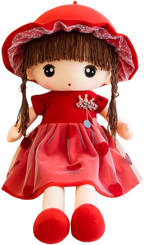 Prinses Ragdoll Pluchen Pop 45 cm Sprookjesachtig Knuffeldier voor Kinderen van Merkloos