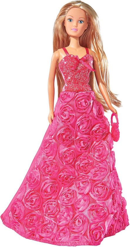 Prinsessenpop met Glitterjurk en Kroon - Modepop voor Meisjes vanaf 3 Jaar van Merkloos