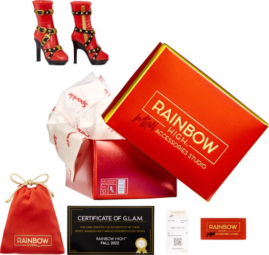 Rainbow High Accessories Studio S1 - Verrassingsitem - Poppenkleding (Schoenen) van Merkloos