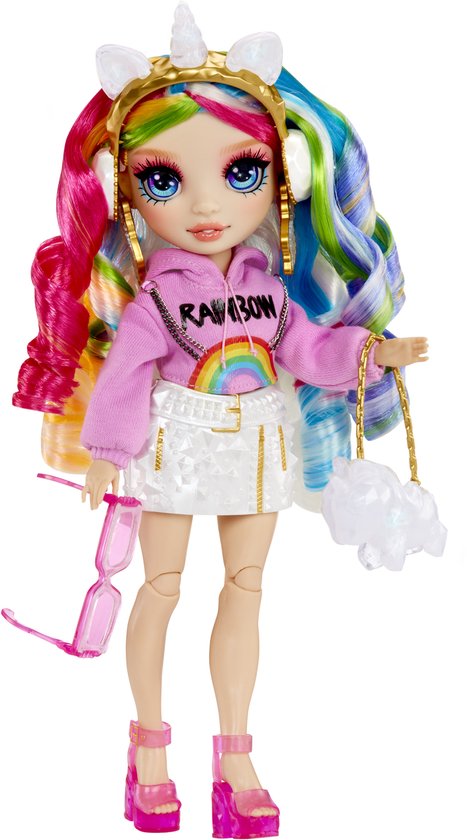 Rainbow High Crystal Fashion Amaya-pop Roze van Rainbow High