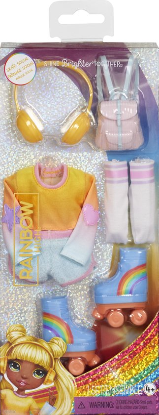 Rainbow High Fashion Pack Assortiment met 1 complete outfit, shoes, sieraden en accessoires om mee te spelen. Mix en match voor heel veel speelplezier. Speelgoed en cadeau voor kids van 4+ van Merkloos