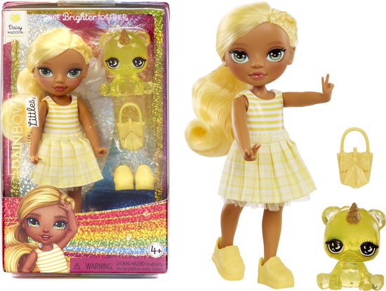 Rainbow High Littles minipop - Daisy (geel) van Merkloos