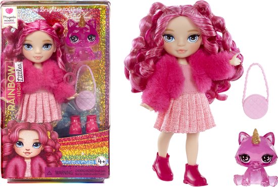 Rainbow High Littles-poppen - Magenta (roze) van Rainbow High