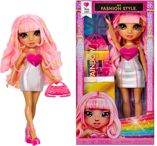 Rainbow High My Fashion Style-modepop - Kia Hart (zachtroze)