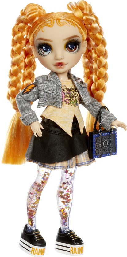 Rainbow High Sparkle & Shine - Modepop - Clementine (oranje) van Merkloos