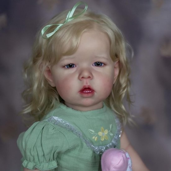 Realistische Reborn Pop Meisje Groot Formaat 72 cm - Levensechte Peutertulpop voor Kinderen van Merkloos