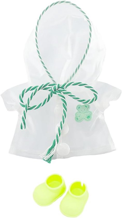 Regenjas en Schoenen Accessoireset voor Poppen (15-17 cm) van Merkloos