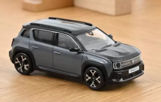 Renault 4 E-Tech Electric 2025 Urban Grijs - Model 1/43 - Norev van Renault