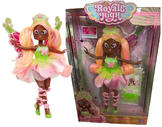 Royale High Posey de Natuurfee Modepop van 23 cm - Inclusief feeëndagboek kam van Merkloos