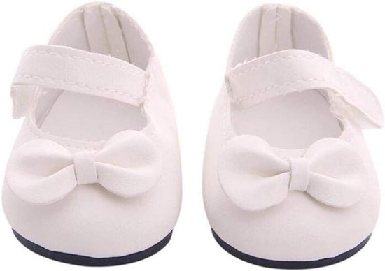 Schattige Poppenschoenen met Strik voor 18 Inch Poppen van Merkloos