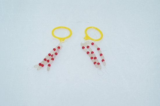 Siliconen - stuitjes - stopper - dobber - schuifdobber op "draad" Large totaal 30 stuitjes van Stonfo