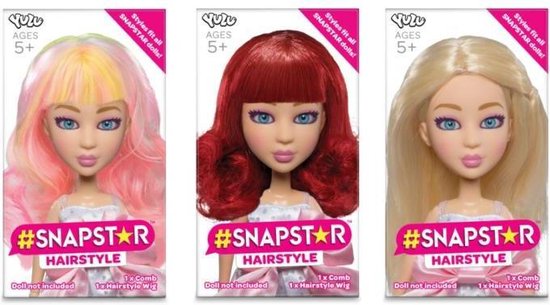 Snapstar pruik 1 stuk van SNAPSTAR