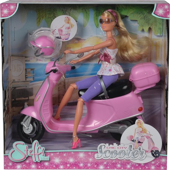 Steffi Love - Chic City met Roze Scooter van Merkloos