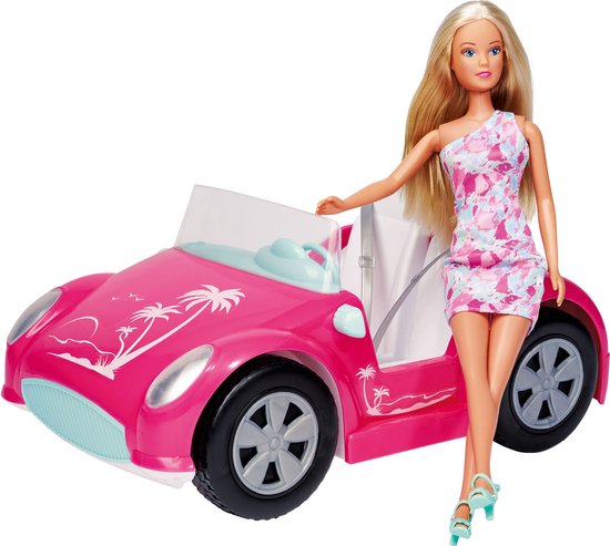 Steffi Love Modepop met Cabrio van Steffi Love