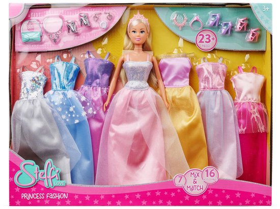Steffi Love Princess Modepop met 7 Jurken