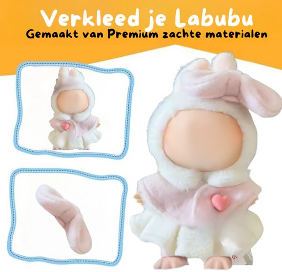 Stijlvol Schattig Outfitje Kleding – Cute & Chic Accessoire Geschikt voor Poppen (Pop Niet Inbegrepen) van Merkloos