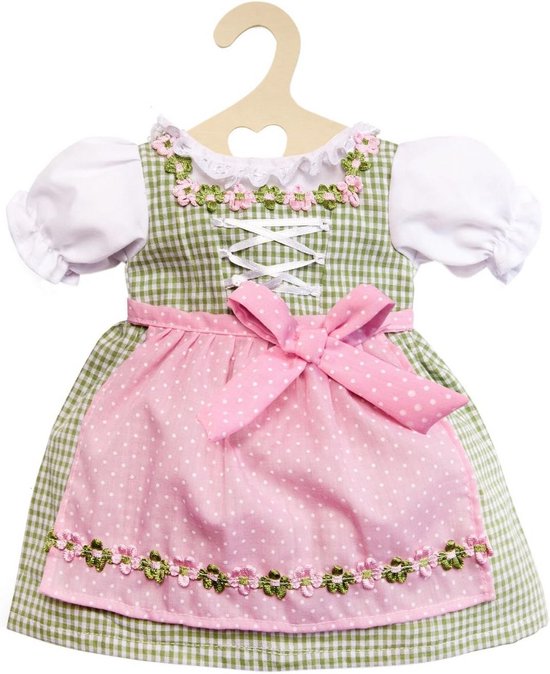 Stijlvolle Dirndl voor Poppen 28-33 cm - Assorti Designs van Merkloos