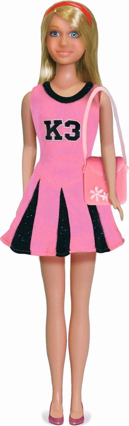 Studio 100 K3 Cheerleader jurk - Voor tienerpop van Merkloos