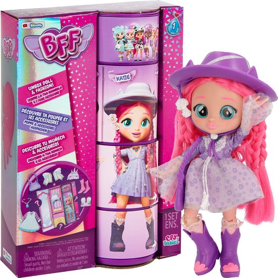 TM Toys - Pop Katie - Cry Babies BFF Best Friends Forever van Merkloos