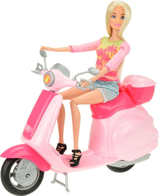 Toi-toys Lauren Tienerpop Op Scooter 28 Cm van Toi-Toys