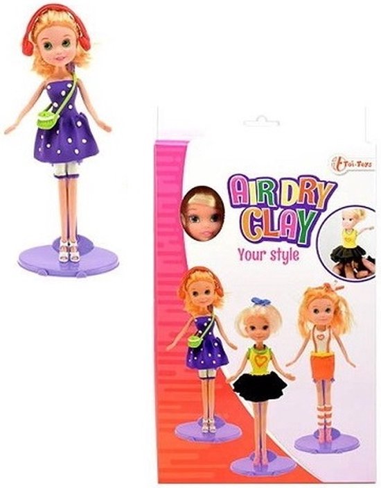 Toi-Toys Maak Zelf Kleding van Klei inclusief Tienerpop van Toi-Toys