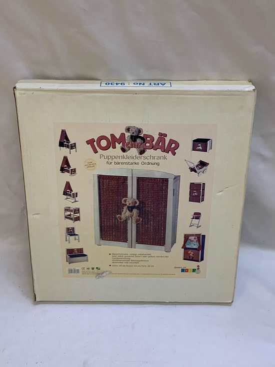 Tom beer poppen kleding kast van TOM
